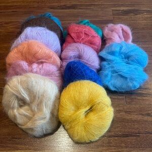 13 Mayflower SuperKid Silk Skeins Mohair Silk 25g Knit Crochet Yarn